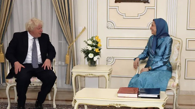 دیدار و گفتگوی خانم مریم رجوی با آقای بوریس جانسون نخست‌وزیر انگلستان ۲۰۱۹-۲۰۲۲